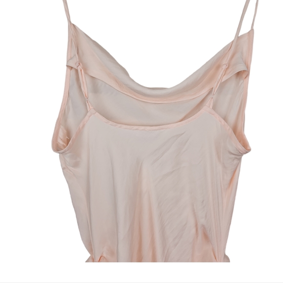 NWOT Free People Convertible Day To Night Slip Dress Ruched Sides Cowl Neck Sz M - Picture 6 of 14